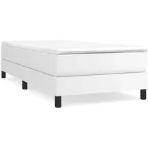 vidaXL Boxspringbett 100 x 200 cm Weiß