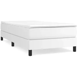 vidaXL Boxspringbett 100 x 200 cm Weiß