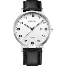BERING Titanium Quarz schwarz 40 mm 18640-404