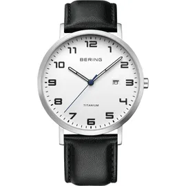 BERING Titanium Quarz schwarz 40 mm 18640-404