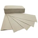 Defacto Papierhandtücher Handtuchpapier, 5000 Stück Zick-Zack 25x23 cm Falthandtücher, Handtücher für Spender 1-Lagig, GRAU