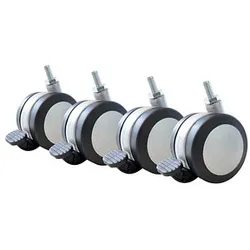 Kerkmann Rollen für Schreibtische Move 4, 1 Set