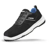 ROTAI RS PRO 22 Sicherheitsschuhe S1P ESD – leichte Arbeitsschuhe im Sneaker Stil mit Fiberglaskappe - Größe 42 - Unisex Sicherheitsschuh – schwarz/blau - 42 EU