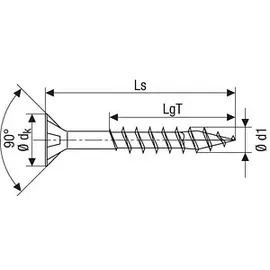 SPAX - Senkmultikopf T-Star plus, tg T20 3,5x30 BLAX,