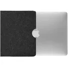 CoverKingz Laptoptasche Hülle für Apple MacBook Pro 16" (M1/M2) Handmade Filz Tasche Case, 100% Schurwolle, Made in Germany schwarz
