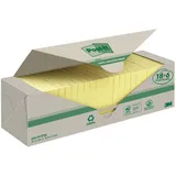 Post-it Recycling Notes Gelb, Promotion, 18 + 6 Gratis