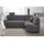 sit&more Ecksofa Sonoma L-Form Kunstleder 3-Sitzer Grau