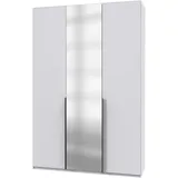 WIMEX Kleiderschrank »Mugano,in 8 Breiten,3 Höhen,2 Tiefen, viele Farben, Made in Germany« in Basic oder Premium Ausstattung, mit langen oder kurzen Griffen aus Metall, mit oder ohne Spiegel, schwarz