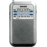 DE-333 Mini-Tragradio, Transistorradio mit FM-Taste und Signalanzeige, auswechselbare Batterie (AAA)
