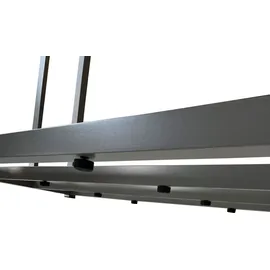 Quick Star Kaminholzregal Metall Anthrazit 143 x 70 x 185 cm 1,8 m3