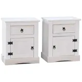 VCM ebuy24 Nachttisch New Mexico Nachttische 2 Stück Breite 53 x 38 cm,