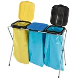 Nölle Profi Brush Abfallsammler 120 l Blau