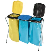 Nölle Profi Brush Abfallsammler 120 l Blau