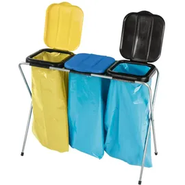 Nölle Profi Brush Abfallsammler 120 l Blau