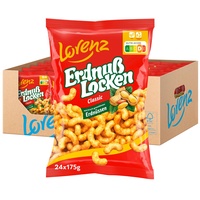 Lorenz Snack-World Lorenz ErdnußLocken Classic, (24 x 175 g)
