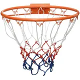 vidaXL Basketballring Schwarz 39 cm Stahl