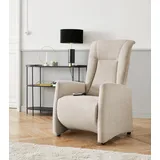 sit&more TV-Sessel Melissa Polyester 71 x 100 x 71 cm Beige elektrisch