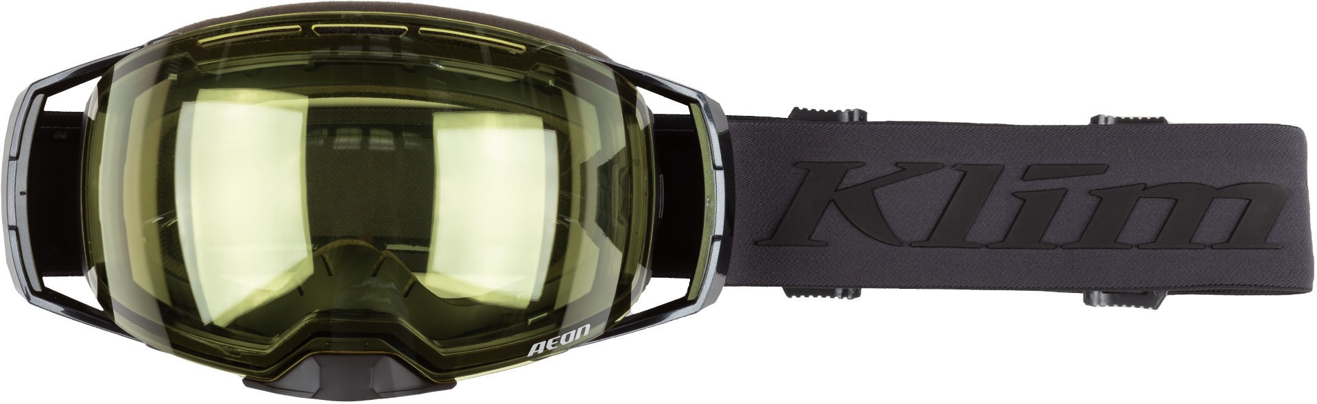 Klim Aeon Snowmobil Brille, schwarz-grau