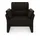 DOMO collection Sessel Pina Mikrofaser 99 x 95 x 88 cm Braun