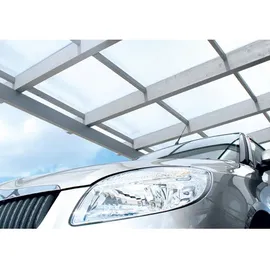 SKANHOLZ Odenwald Flachdach Doppelcarport aus Leimholz 6,40 x 5,41 m unbehandelt