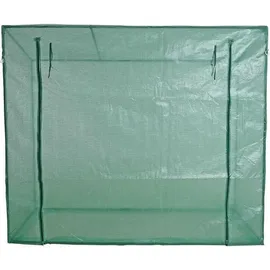 Estexo Foliengewächshaus Tomatengewächshaus 200x77x149/169 cm Gewächshaus Treibhaus Frühbeet 200x77x169/149