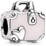 Pandora Charm "Rosa Reisetasche" Koffer 798063EN124