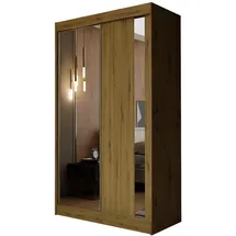 masseno Schwebetürenschrank Grazia 120 x 216 x 61 cm Braun
