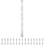 PATIKIL Metall Scharniere Klappbar Silber, 750x50mm Klavierband Scharnier Edelstahl Klappscharnier mit Schrauben, Lange Türscharniere für Schrank Holzkisten Schubladen Schmuckbox