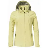 Schöffel Gmund L, Damen Regenjacke Gelb 44 Größe) Regenjacken