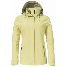 Schöffel Gmund L, Damen Regenjacke Gelb 44 Größe) Regenjacken