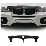 Omac Motorhaube Deflektor Insekten Steinschlagschutz kompatibel mit BMW X5 X6 2006-2013 Dunkel