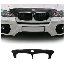 Omac Motorhaube Deflektor Insekten Steinschlagschutz kompatibel mit BMW X5 X6 2006-2013 Dunkel