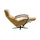 Hukla Relaxsessel Pierre Leder 75 x 117 x 87 cm Gelb elektrisch