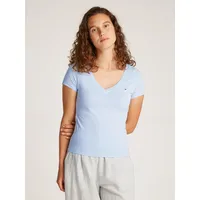 Tommy Jeans Dw0dw20458 Slim Fit Kurzarm-T-Shirt Mit V-ausschnitt Sweet
