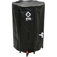 Flo-Pak Regentonne Faltbar 250 l) Schwarz - Schwarz