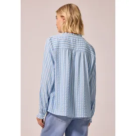 street one studio Langarmbluse blau 40
