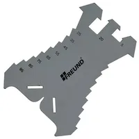 Freund Anreißschablone, gerade Form