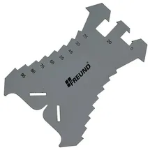 Freund Anreißschablone, gerade Form