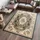 Tapiso Atlas Teppich Grün Beige Kurzflor Traditionell Orient Ornament Mäander Floral Design Bordüre Wohnzimmer Schlafzimmer ÖKOTEX 300 x 400 cm