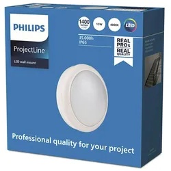 Wandleuchte rund für außen 15W 1400Lm 4000K 911401861484 Philips