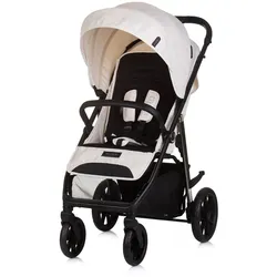 Chipolino Kinderwagen Buggy Insta, Fußabdeckung, Federung, Korb, Gurt, klappbar beige