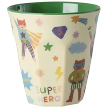 Rice Melamin Becher Kinderbecher mittelgroß - Grün - Hero Print