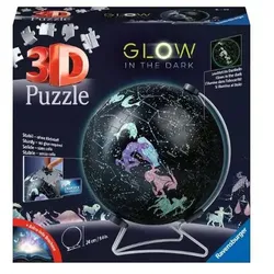 Ravensburger Puzzle - 3D Puzzles - Puzzle-Ball Starglobe Glow-In-The-Dark