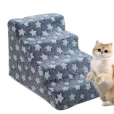 Hundetreppe | Leiter für Sofa, rutschfeste und abnehmbare Leiter für Haustiere, für Wohnzimmer, Arbeitszimmer, Schlafzimmer, Fahrzeug, Fensterbank, Bett, Sofa, Cach