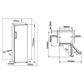 Hisense RL415N4AWC Kühlschrank (322 l, 1720 mm hoch, Weiß)