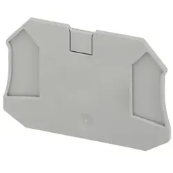 Schneider Electric NSYTRAC24 NSYTR Endabdeckung für Schraubklemmleiste mit einer Ebene, 2x2, 4mm2 - 50 Stück