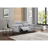 OTTO home 2-Sitzer Struktur-Bezug 160 cm Grau