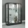 VCM Vitrine Sintalo 60 x 25 x 80 cm Schwarz
