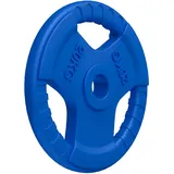 GORILLA SPORTS® Hantelscheiben - Einzeln 1,25-25kg / Set 30kg, 50mm, Gummi, mit Griff - Gewichte Hantel, Weight Plates, Gewichtsscheiben, Olympia Hantelscheibe, Langhantel Scheiben, Fitness Gewichte