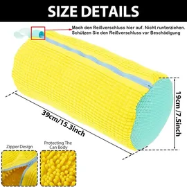 bobash 2er Set Sneaker 39x19cm Gelb